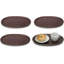 4 plateaux de service individuels