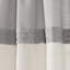 Paire de rideaux transparents en coton mélangé avec passe-tringle-1309315948