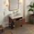 Beige / noir / noyer foncé
