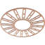 Médaillon de plafond ajouré en bois d'aulne 32 po x P 11 5/8 po x P 3/8 po Hale-63412177-63412186