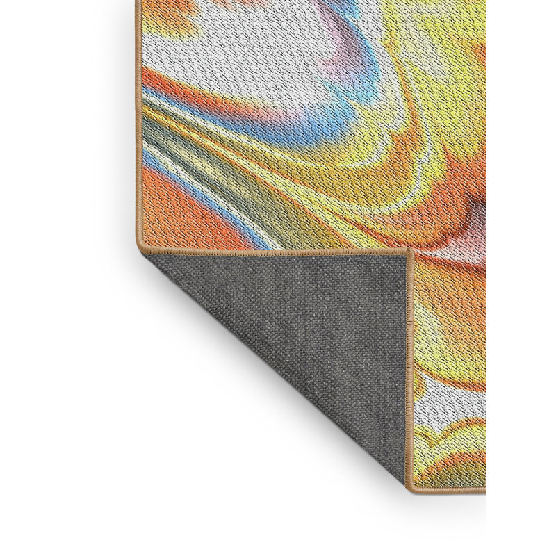 Abstract Indoor Rug, Rectangle 8' x 12'
