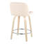 Tabouret de comptoir pivotant 24,25 po Lakyia