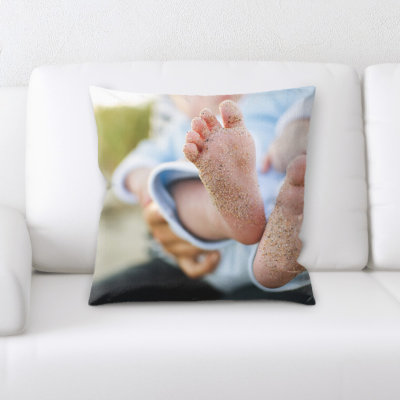 Microsuede Throw Pillow