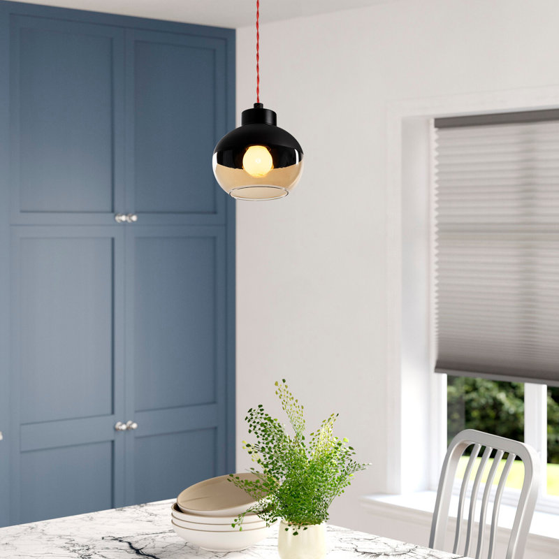 Luminaire suspendu sphère 1 lumière Liesl