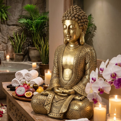 Figurine de bouddha Efima, 15,25 pouces
