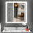 Wall Mounted Makeup LED Bathroom Vanity Mirror With Lights Backlit And Anti-Fog-1380541990
