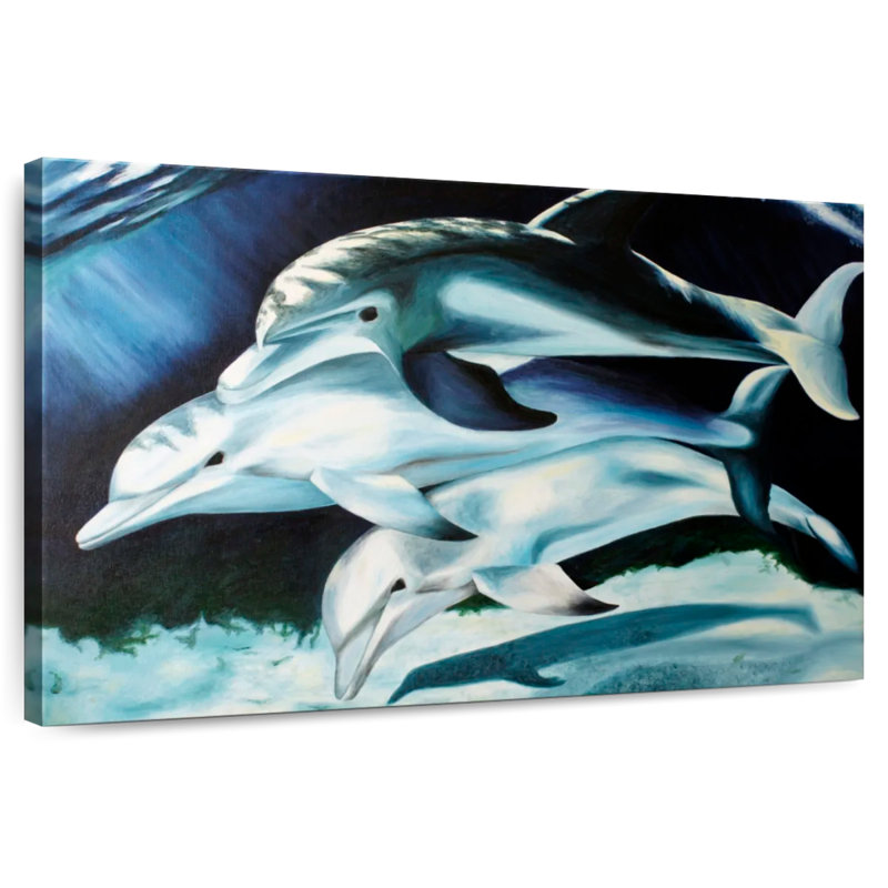 Brampt Dolphin Trio, 16" H x 24" W