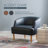 Ivayla Faux Leather Barrel Chair-1555077674-1555141390