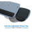 Mount-It! Adjustable Under Desk Keyboard Tray & Mouse Drawer Platform with Ergonomic Wrist Rest Pad