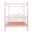 Structure de lit à baldaquin en métal avec design élégant pour créer une chambre à coucher romantique et élégante-358262587