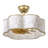 19.7" 6-Light Scalloped Capiz Shell Ceiling Fan