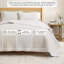 Ensemble de courtepointe et couvre-oreiller 100% coton délavé en nid d'abeille gaufré-117437575-117437576