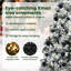  Artificial Christmas Tree with 300 LEDs with Stand Green-2074340196-2074340220