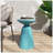 Outdoor Metal End Table -Large-1725092962