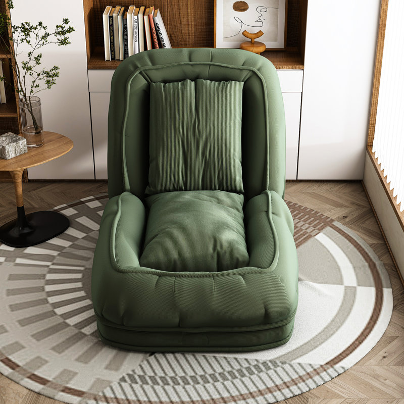 Lit pour chien pliable et rembourré pour les humains et les animaux de compagnie, avec 5 positions réglables verrouillables, 2 coussins moelleux pour la chambre des adultes