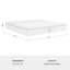 Matelas hybride à ressorts ensachés Martha Stewart-98630539
