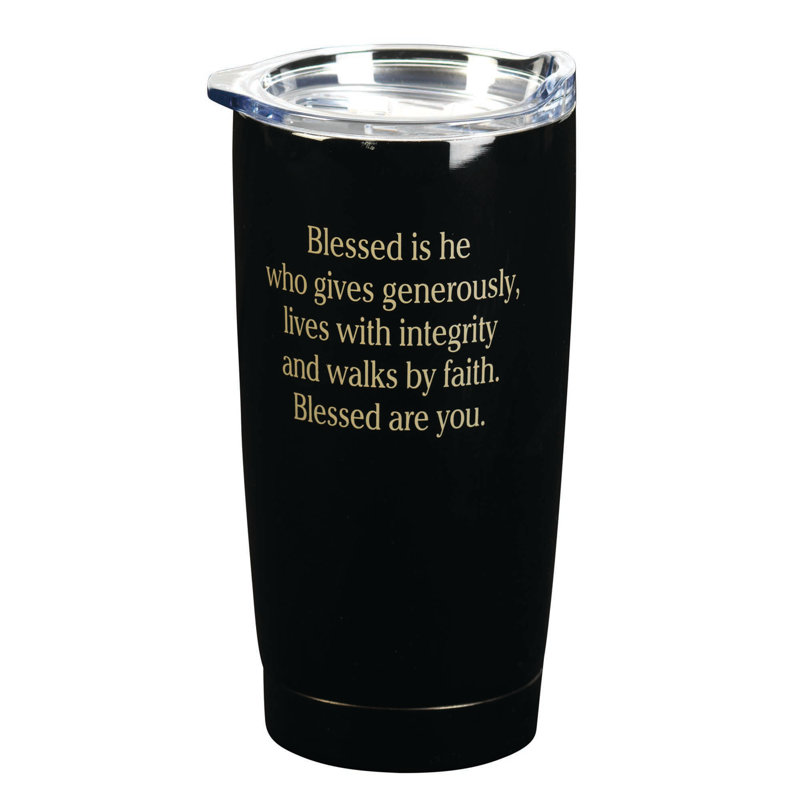 Gobelet Man Of God noir 20 oz