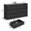 Commode double moderne avec tiroir noir-1424856488-1418559572