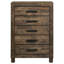 Commode de chambre 5 tiroirs Bren