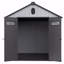 Remise de rangement en plastique pour jardin