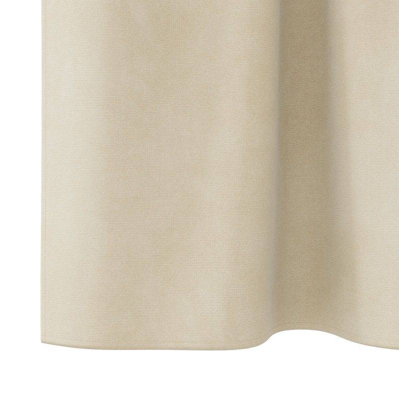 Curtains Polyester 140 Cm Decorative Inlays, 140cm Width x 175cm Drop, Cream