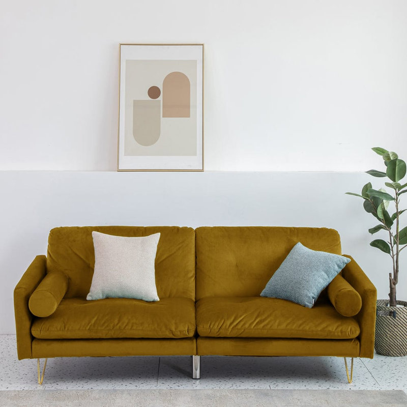 2 Seater Velvet Sofa