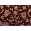 Tapis oriental traditionnel en laine / soie rouge noué à la main 9 pi 9 po x 9 pi Tabriz Tabriz