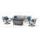 Calliann 5 - Person Patio Conversation Sets with Sunbrella® Cushions