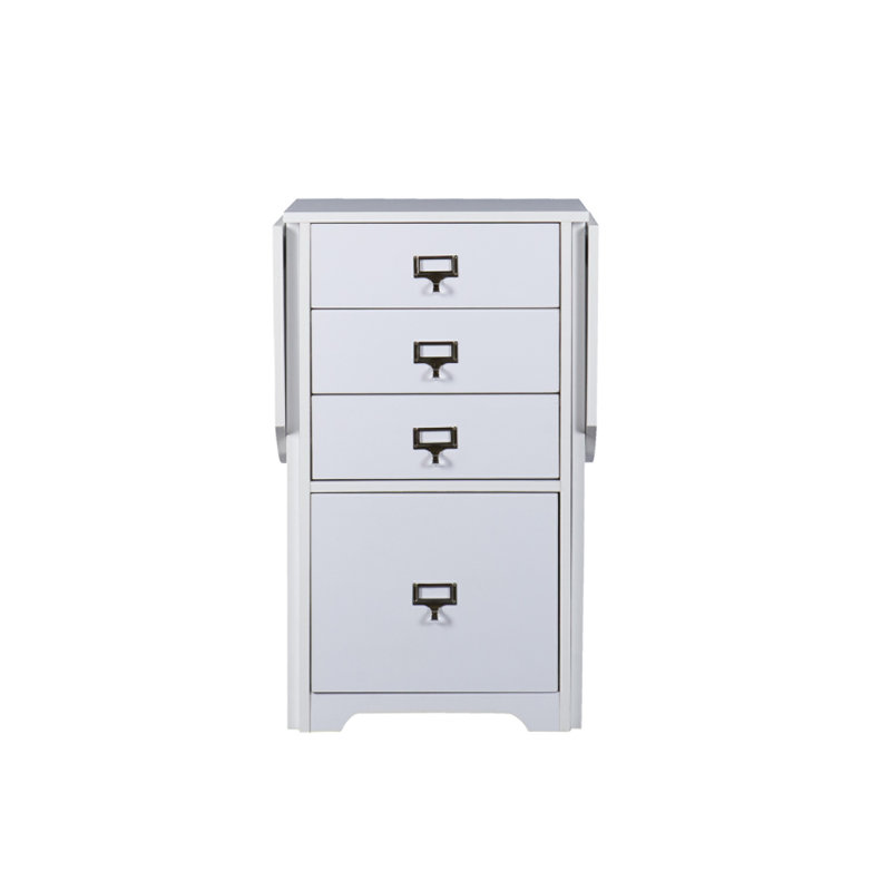 48'' x 15.75'' Crafting Storage Cabinet, White
