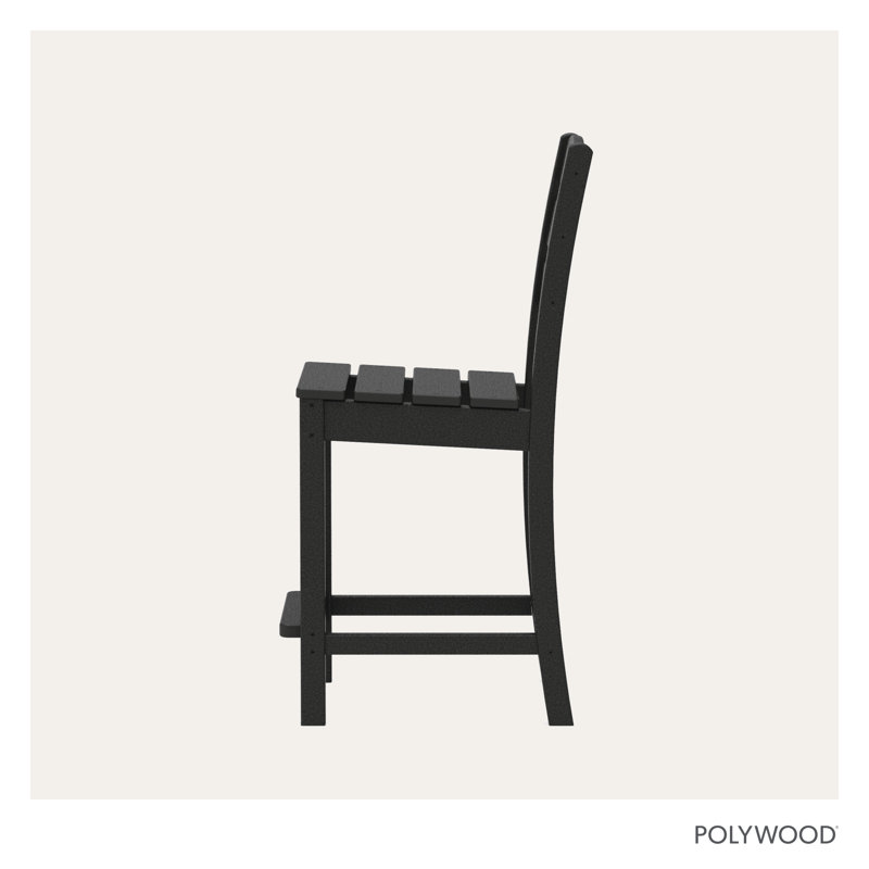 Lakeside Counter Side Chair, Black