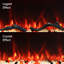 Recessed and Wall-mounted Electric Fireplace Inserts With 13 Flame and Fuel bed Colours, 750/1500W, Timer-137482236