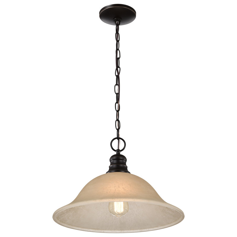 Luminaire suspendu conique à 1 lumière Josefa, Non