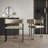 Black Metal Dining Chair-137470525