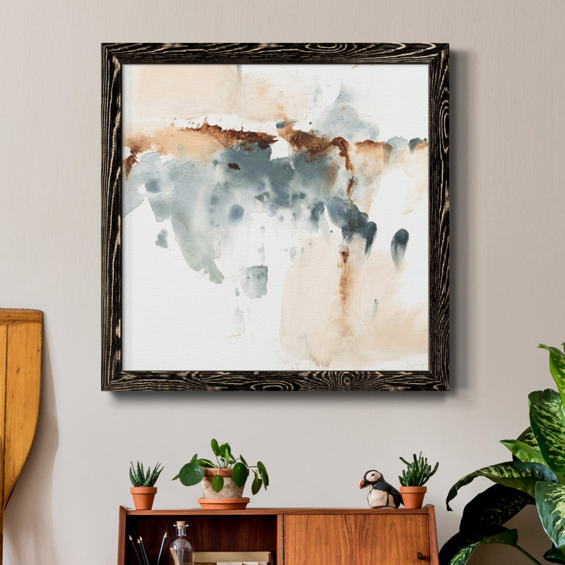 Oxide II - Cadre photo sur toile, Noir, H 20 po x l 20 po x P 1,5 po