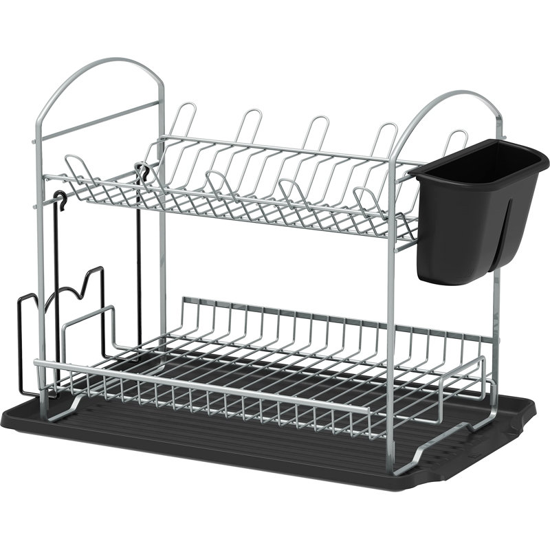 Stainless Steel Dish Rack, Silver