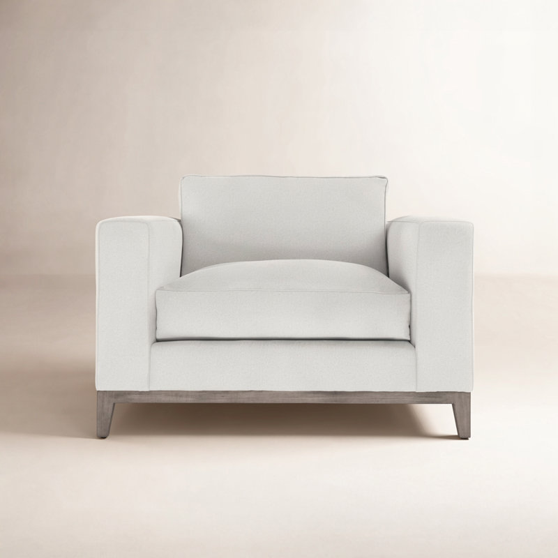 Noel 40" Wide Armchair, Blanca, White 5555-000