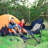 Hammock Camping Chair With Retractable Footrest And Carrying Bag-1583008563
