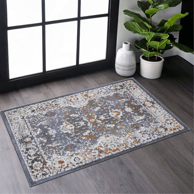  Tapis de couloir bleu / traditionnel