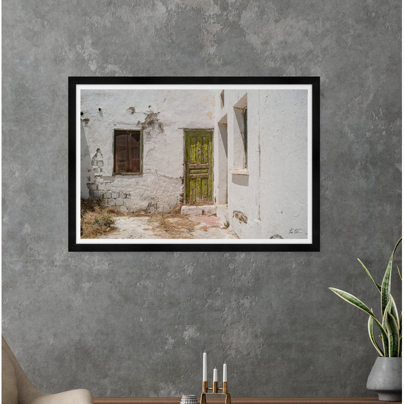 Green Door Print by Tim Klein