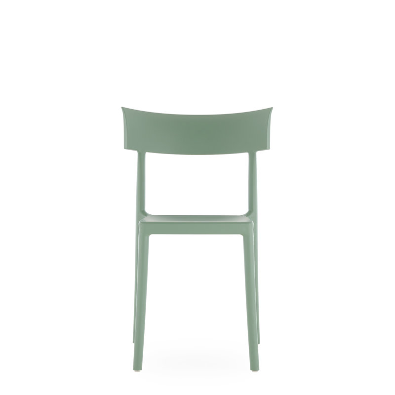 Catwalk Outdoor Dining Side Chair, Green