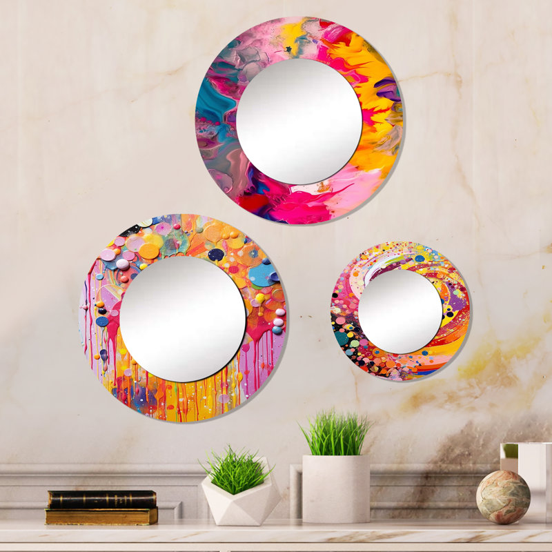 Ensemble de 3 miroirs Elinoor