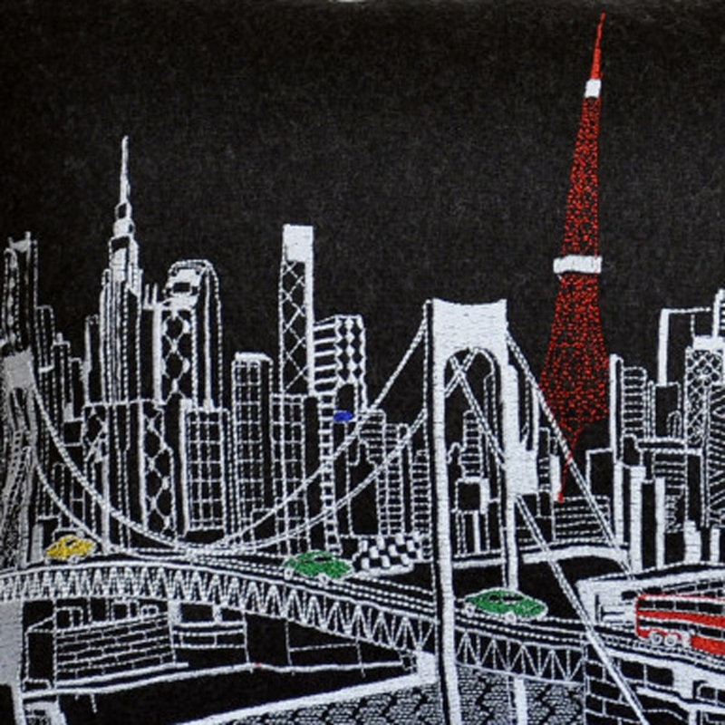Coussin lombaire 24 po Skyline, Noir