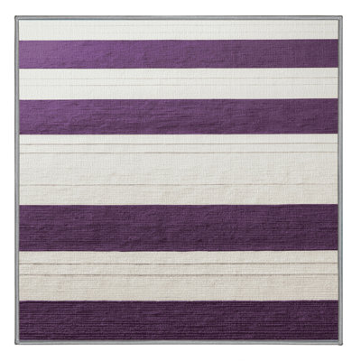 Machine Washable Horizontal Stripes Grey Area Rug