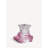 Rocky Baroque 3.74'' H Glass Tabletop Candlestick