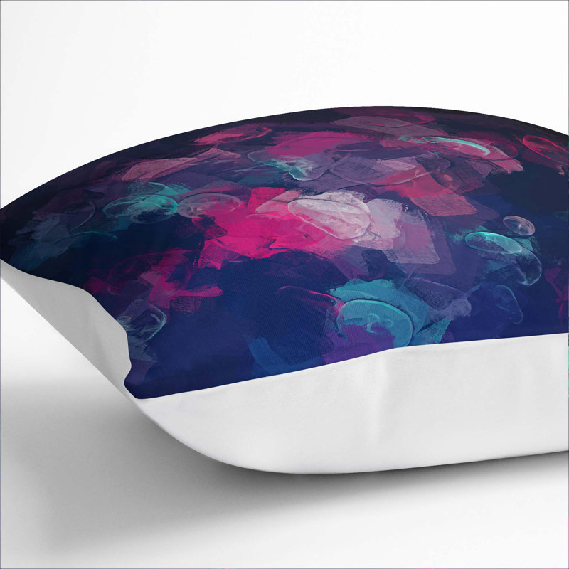 Square Throw Cushion, White, 55cm H x 55cm W x 20cm D