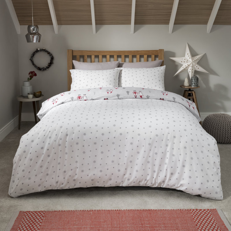 Cristobal Polyester No Pattern Duvet Cover Set with Pillowcases, Single - 1 Standard Pillowcase