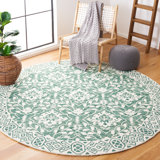 Evangely Hand Tufted Wool Damask Rug