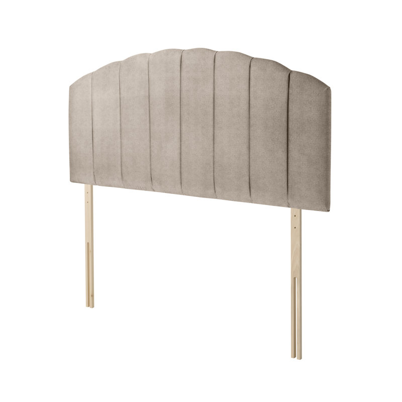 Merlin Upholstered Headboard, Double (4'6), Sandstone Woven
