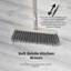 Tower T869002MSH Cavaletto 8 Piece Cleaning & Storage Set with Three Part Handle, Flat Mop Head, Broom Head, Microfibre Duster, Window, Tile, Scrubbing & Wall Holder, Latte