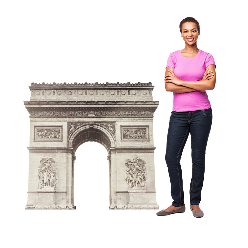 Paris Arc de Triomphe 45'' Cardboard Standup